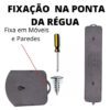 Régua Extensão Elétrica 6 Tomada Filtro Linha Bivot - Image 4