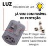 Régua Extensão Elétrica 6 Tomada Filtro Linha Bivot - Image 8
